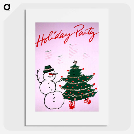 アートポスター-Holiday Party
 - 国立医学図書館 Poster.