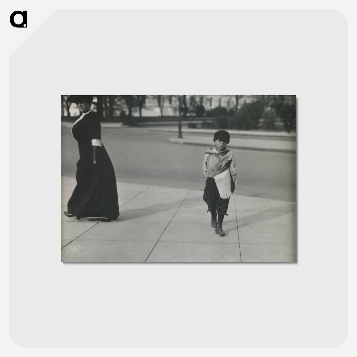アートポストカード-Boy with Newspaper, Washington D.C.
 - セントルイス美術館 Postcard.