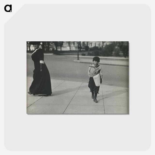 アートポストカード-Boy with Newspaper, Washington D.C.
 - セントルイス美術館 Postcard.