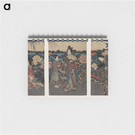 アートメモ帳-Fūki Kusa Sono No Yūran
 - 歌川 国貞 Memo.