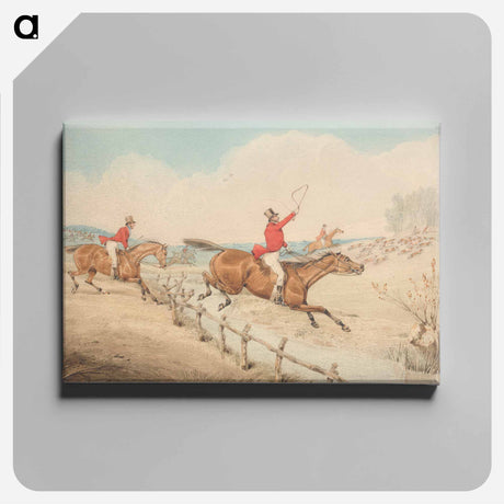 アートパネル-Jumping a Low Rail and a Brook
 - イェール大学アートギャラリー Canvas.