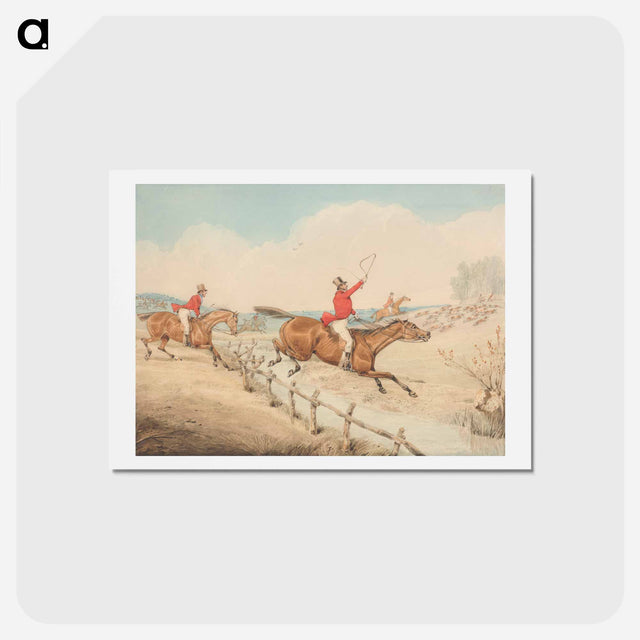 アートポストカード-Jumping a Low Rail and a Brook
 - イェール大学アートギャラリー Postcard.