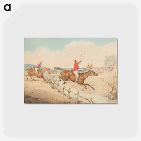 アートポストカード-Jumping a Low Rail and a Brook
 - イェール大学アートギャラリー Postcard.