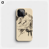 At the table (study) - アーノルド ピーター ワイズ クビンチャン Phone Case.