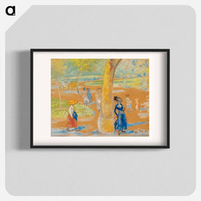 アートポスター-Woman with Umbrella, Washington Square
 - バーンズ・コレクション Poster.