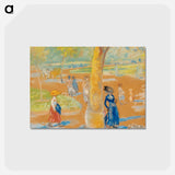 アートポストカード-Woman with Umbrella, Washington Square
 - バーンズ・コレクション Postcard.