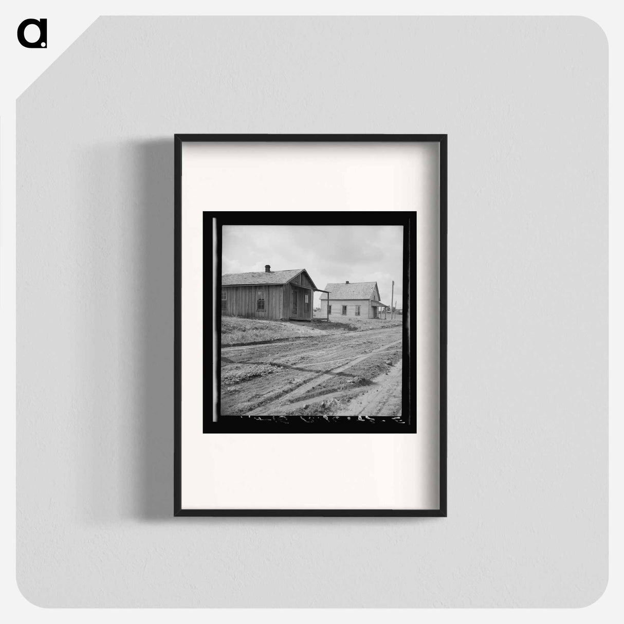 Abandoned house in Carey, Texas - Dorothea Lange Poster.