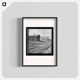 Abandoned house in Carey, Texas - Dorothea Lange Poster.