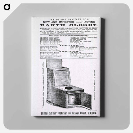 アートパネル-New and Improved Self-Acting Earth Closet
 - 国立医学図書館 Canvas.