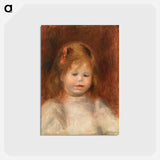 アートポストカード-Portrait of Jean Renoir - ピエール オーギュスト ルノワール Postcard.