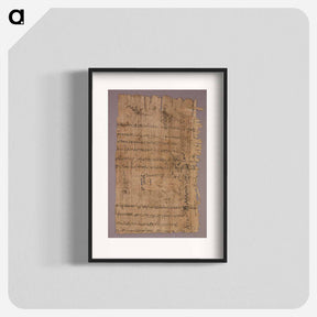 アートポスター-Papyrus Fragment
 - セントルイス美術館 Poster.