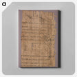 アートパネル-Papyrus Fragment
 - セントルイス美術館 Canvas.