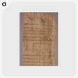 アートポストカード-Papyrus Fragment
 - セントルイス美術館 Postcard.