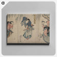 アートパネル-Nakamura Shikan Segawaki Kunojō Nakamura Karoku
 - 歌川 国貞 Canvas.