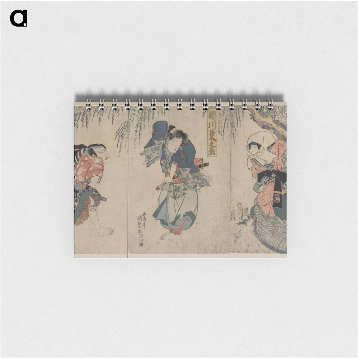 アートメモ帳-Nakamura Shikan Segawaki Kunojō Nakamura Karoku
 - 歌川 国貞 Memo.
