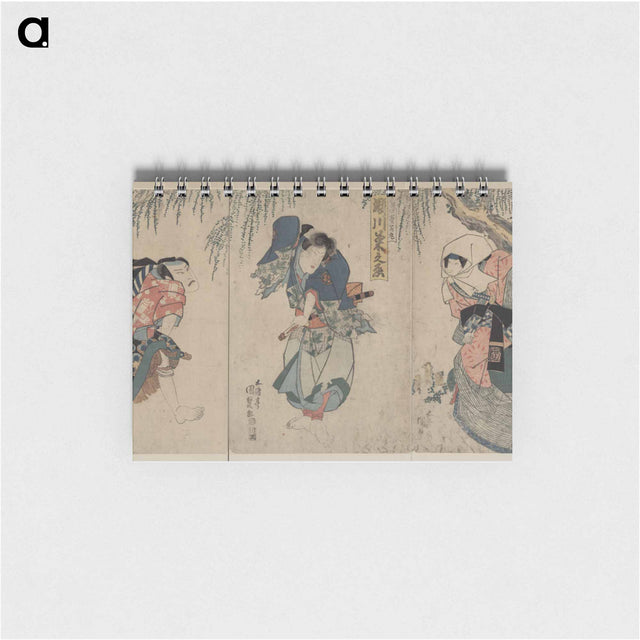 アートメモ帳-Nakamura Shikan Segawaki Kunojō Nakamura Karoku
 - 歌川 国貞 Memo.