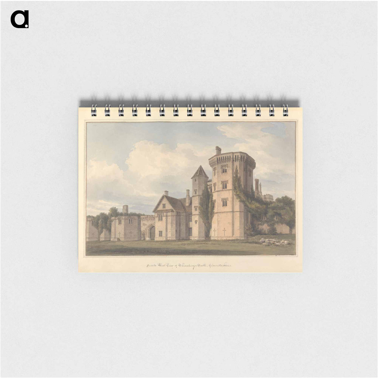 アートメモ帳-South West View of Thornbury Castle, Gloucestershire
 - イェール大学アートギャラリー Memo.