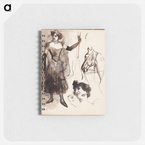 アートメモ帳-(unknown)part of a sketchbook - アルバート エーデルフェルト Memo.