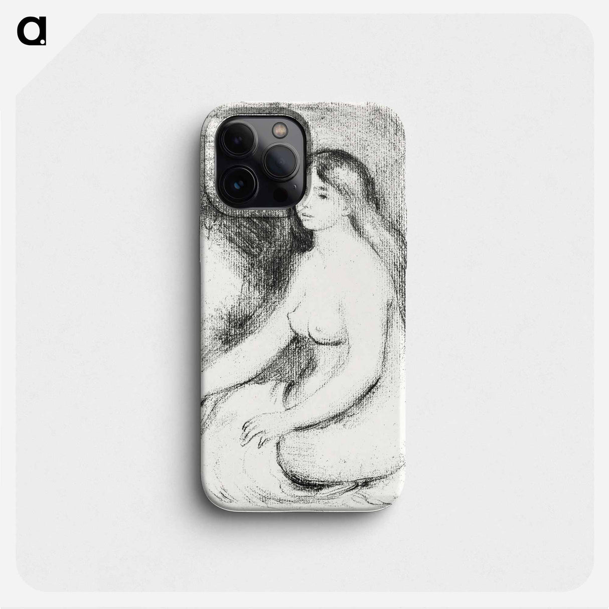 Seated Bather - ピエール オーギュスト ルノワール Phone Case.