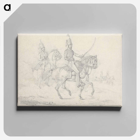 アートパネル-Scraps, No. 39: Mounted Hussars
 - イェール大学アートギャラリー Canvas.