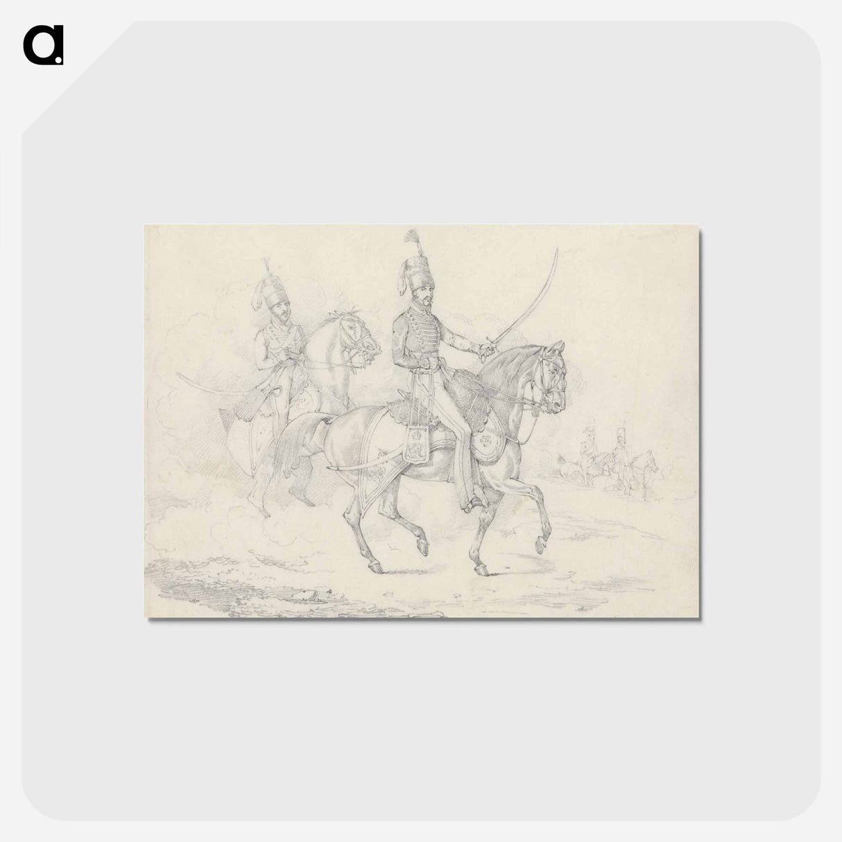 アートポストカード-Scraps, No. 39: Mounted Hussars
 - イェール大学アートギャラリー Postcard.