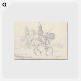 アートポストカード-Scraps, No. 39: Mounted Hussars
 - イェール大学アートギャラリー Postcard.