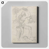 Woman with a child - アーノルド ピーター ワイズ クビンチャン Canvas.