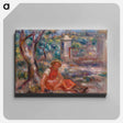 アートパネル-Girl at the Foot of a Tree
 - バーンズ・コレクション Canvas.