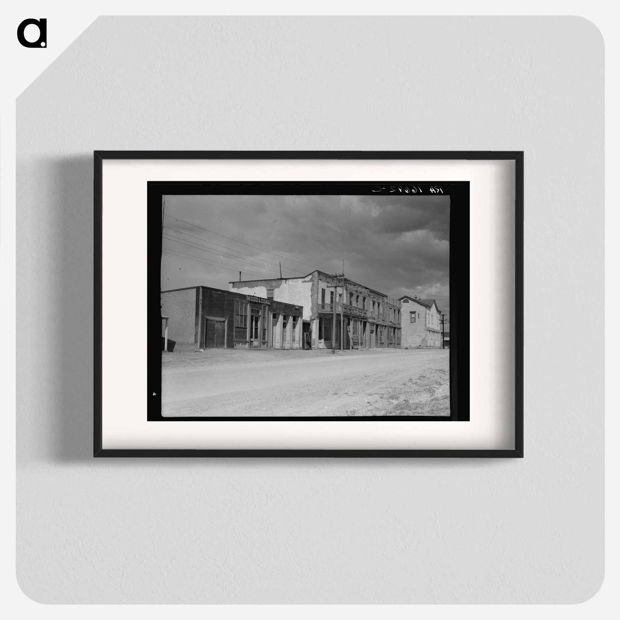 Scene in Tombstone, Arizona - Dorothea Lange Poster.