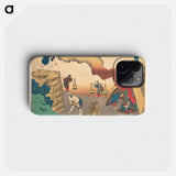 Hokusai's Poem by Ise - Katsushika Hokusai Phone Case.