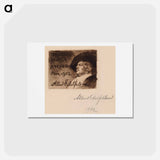 アートポストカード-Invitation to Albert Edelfelt's exhibition - アルバート エーデルフェルト Postcard.