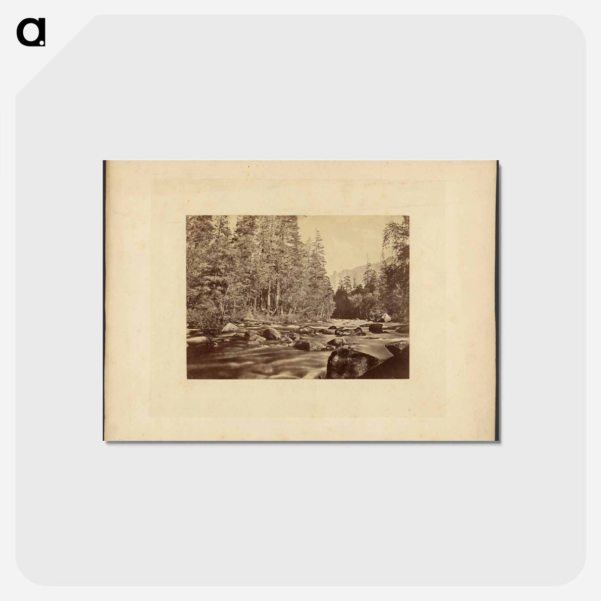 アートポストカード-Yo-Sem-I-Te Valley, California
 - エドワード マイブリッジ Postcard.