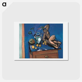 アートポストカード-Sculpture and Vase of Ivy - アンリ マティス Postcard.