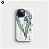 Dalmatian iris illustration - ピエール ジョゼフ ルドゥーテ Phone Case.