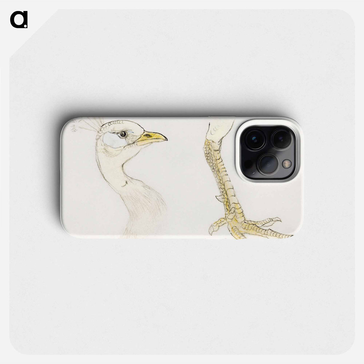 Kop en poot van een pauw - テオ ヴァン ホイテマ Phone Case.