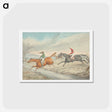 アートポストカード-Steeplechasing: Three Riders Taking a Brook
 - イェール大学アートギャラリー Postcard.