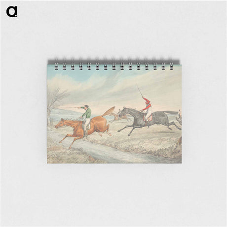 アートメモ帳-Steeplechasing: Three Riders Taking a Brook
 - イェール大学アートギャラリー Memo.