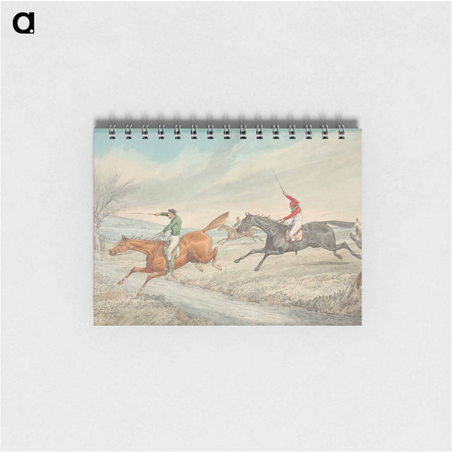 アートメモ帳-Steeplechasing: Three Riders Taking a Brook
 - イェール大学アートギャラリー Memo.