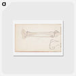 アートポストカード-(unknown)part of a sketchbook - アルバート エーデルフェルト Postcard.