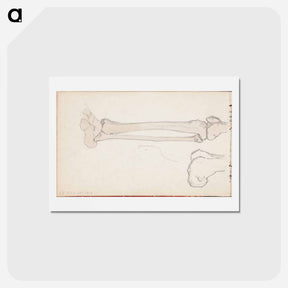 アートポストカード-(unknown)part of a sketchbook - アルバート エーデルフェルト Postcard.