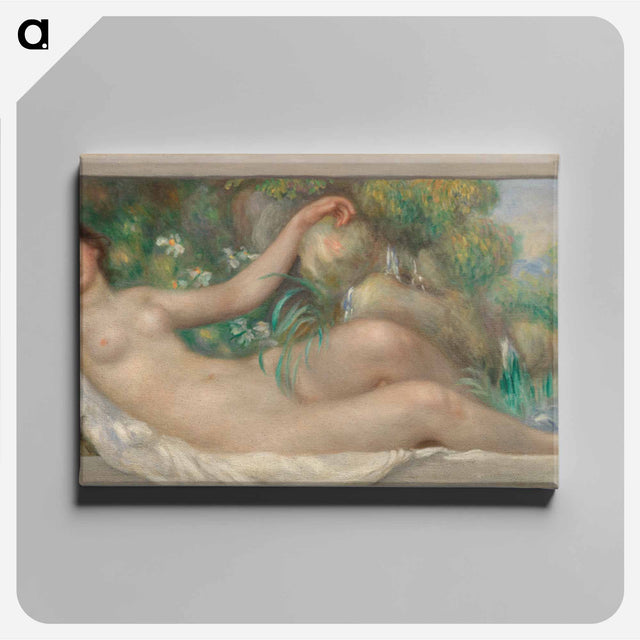 アートパネル-Reclining Nude (La Source)
 - バーンズ・コレクション Canvas.