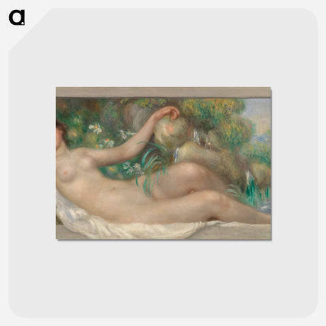 アートポストカード-Reclining Nude (La Source)
 - バーンズ・コレクション Postcard.