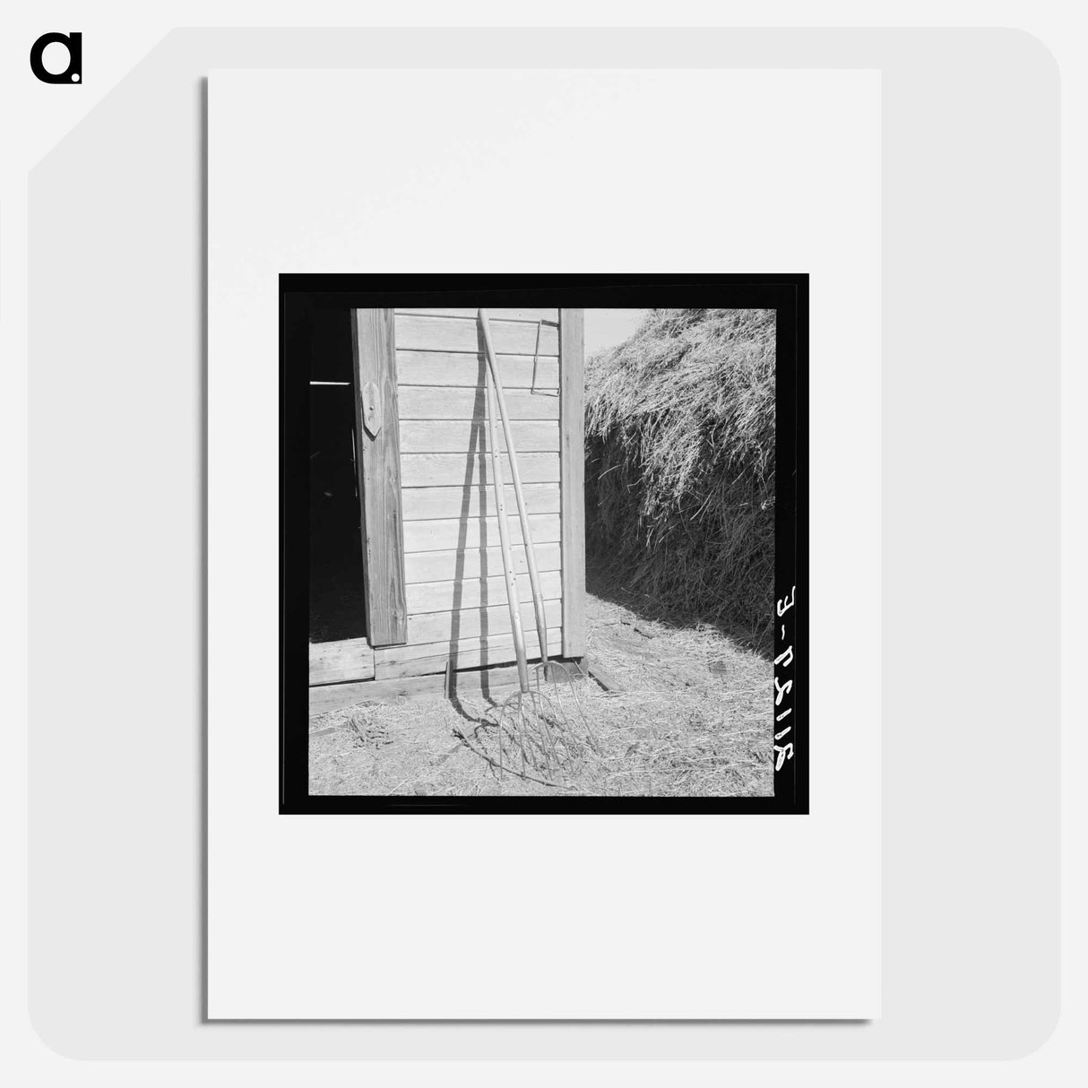 Hay forks - Dorothea Lange Poster.