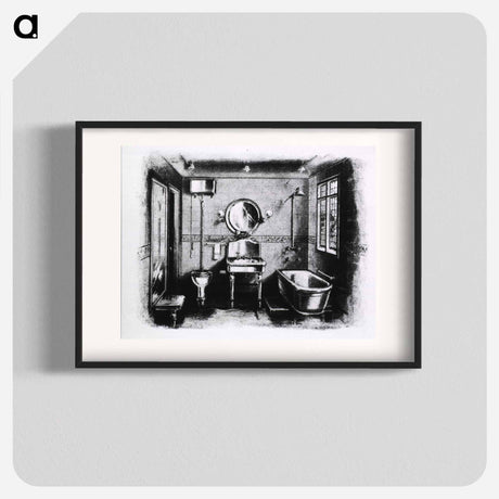 アートポスター-Domestic Bathroom
 - 国立医学図書館 Poster.