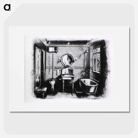 アートポスター-Domestic Bathroom
 - 国立医学図書館 Poster.