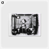 アートポストカード-Domestic Bathroom
 - 国立医学図書館 Postcard.