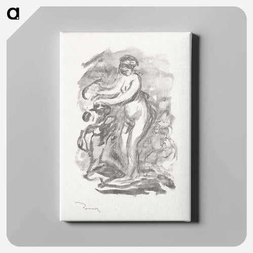 Woman with Grapevine - Pierre-Auguste Renoir Canvas.