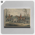 アートパネル-Huntsman and Whipper-In to the Melton Hounds
 - イェール大学アートギャラリー Canvas.