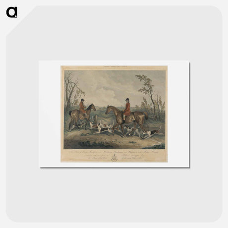 アートポストカード-Huntsman and Whipper-In to the Melton Hounds
 - イェール大学アートギャラリー Postcard.