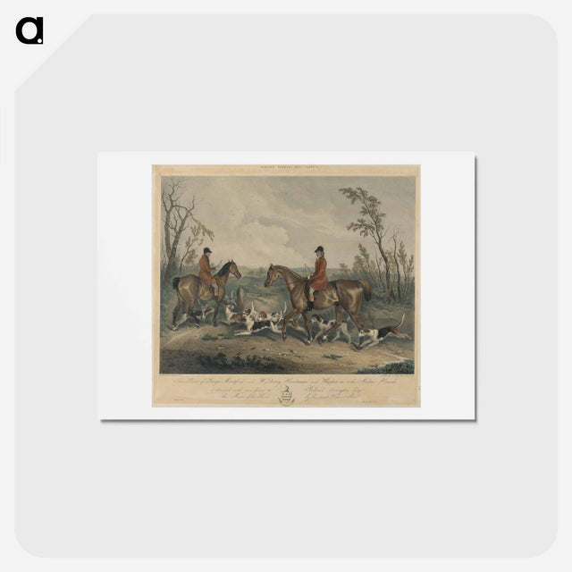 アートポストカード-Huntsman and Whipper-In to the Melton Hounds
 - イェール大学アートギャラリー Postcard.